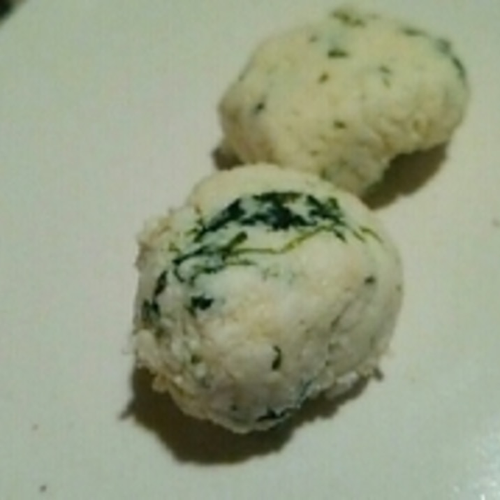 一口おつまみ、豆乳青海苔カッテージチーズ